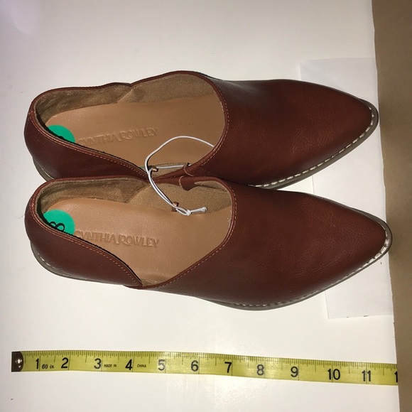 Cynthia Rowley Sz 8 Chunky Ankle Western 2”- Heeled Cinnamon Brown - Picture 9 of 10